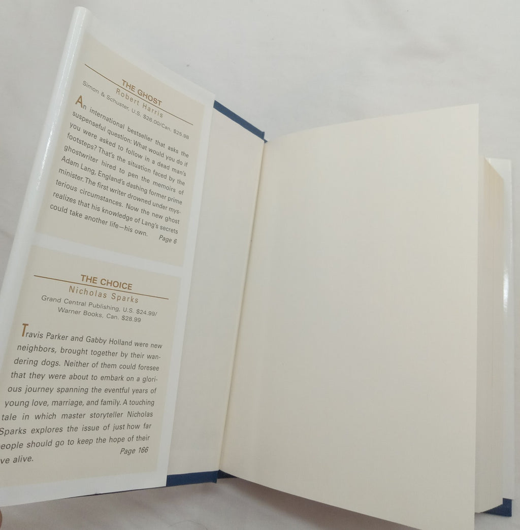 Reader’s Digest Select Edition Hardcover Book VG+ Condition with Dust Jacket