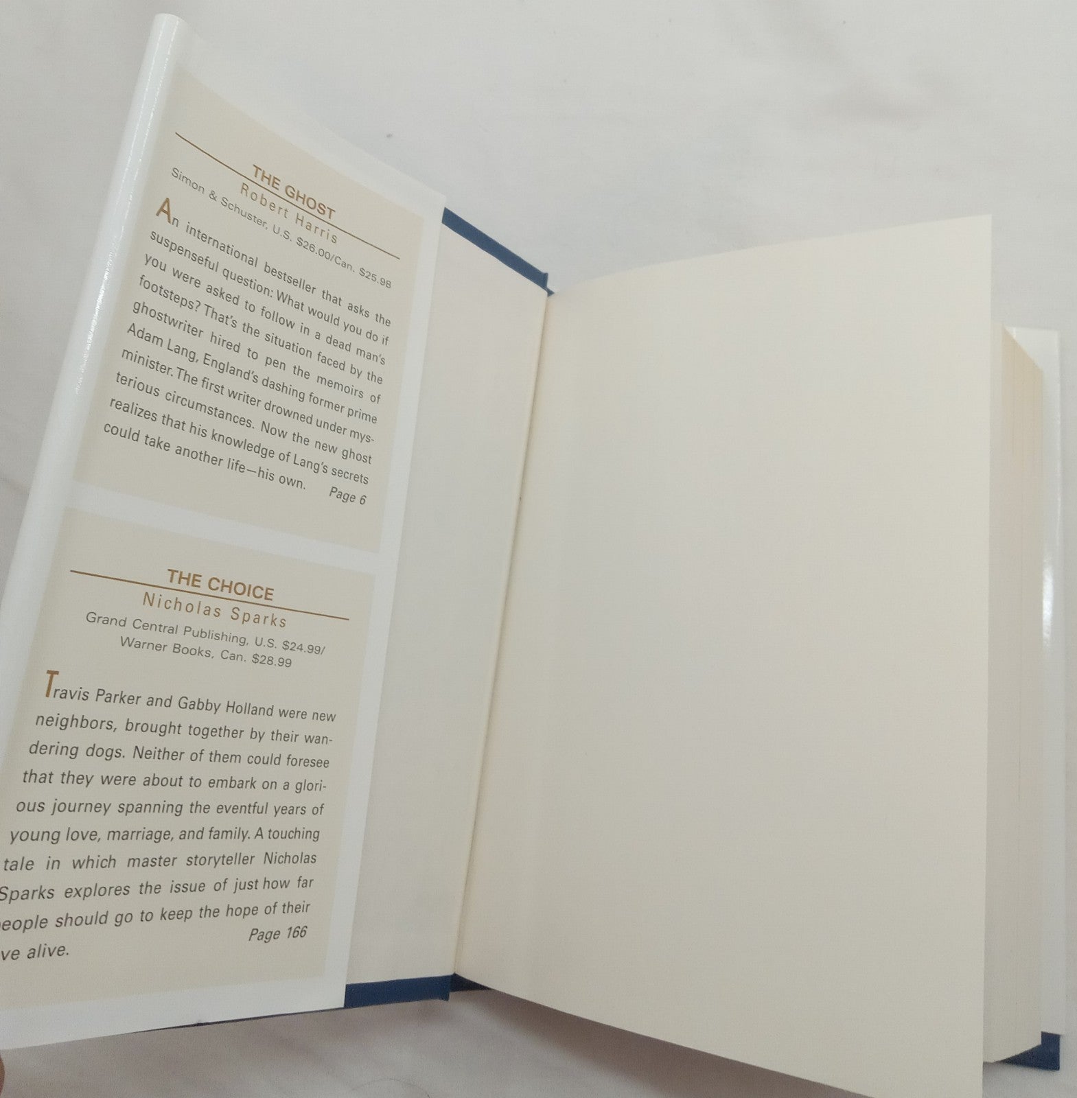 Reader’s Digest Select Edition Hardcover Book VG+ Condition with Dust Jacket