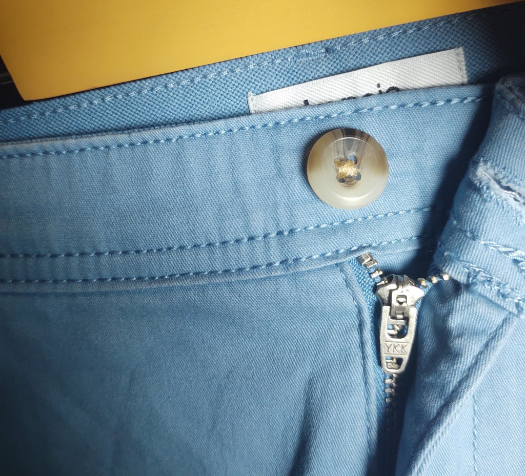 Kensie Women’s Mid Rise Chino Trousers Size 14 Casual Cotton Pants