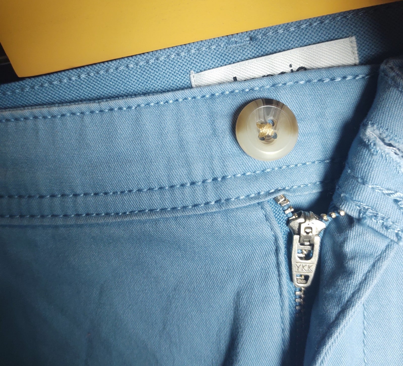 Kensie Women’s Mid Rise Chino Trousers Size 14 Casual Cotton Pants