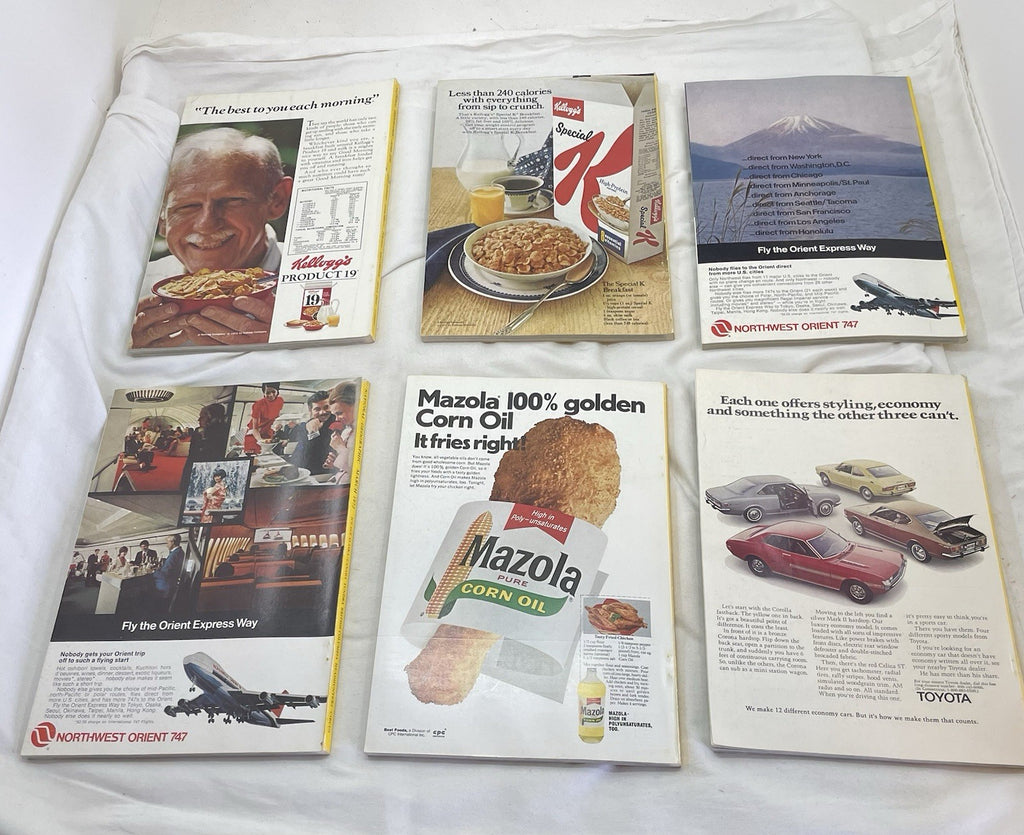 Nat Geo Jan–Jun 1972 Slipcover Lot | Science, Adventure, Earth Series