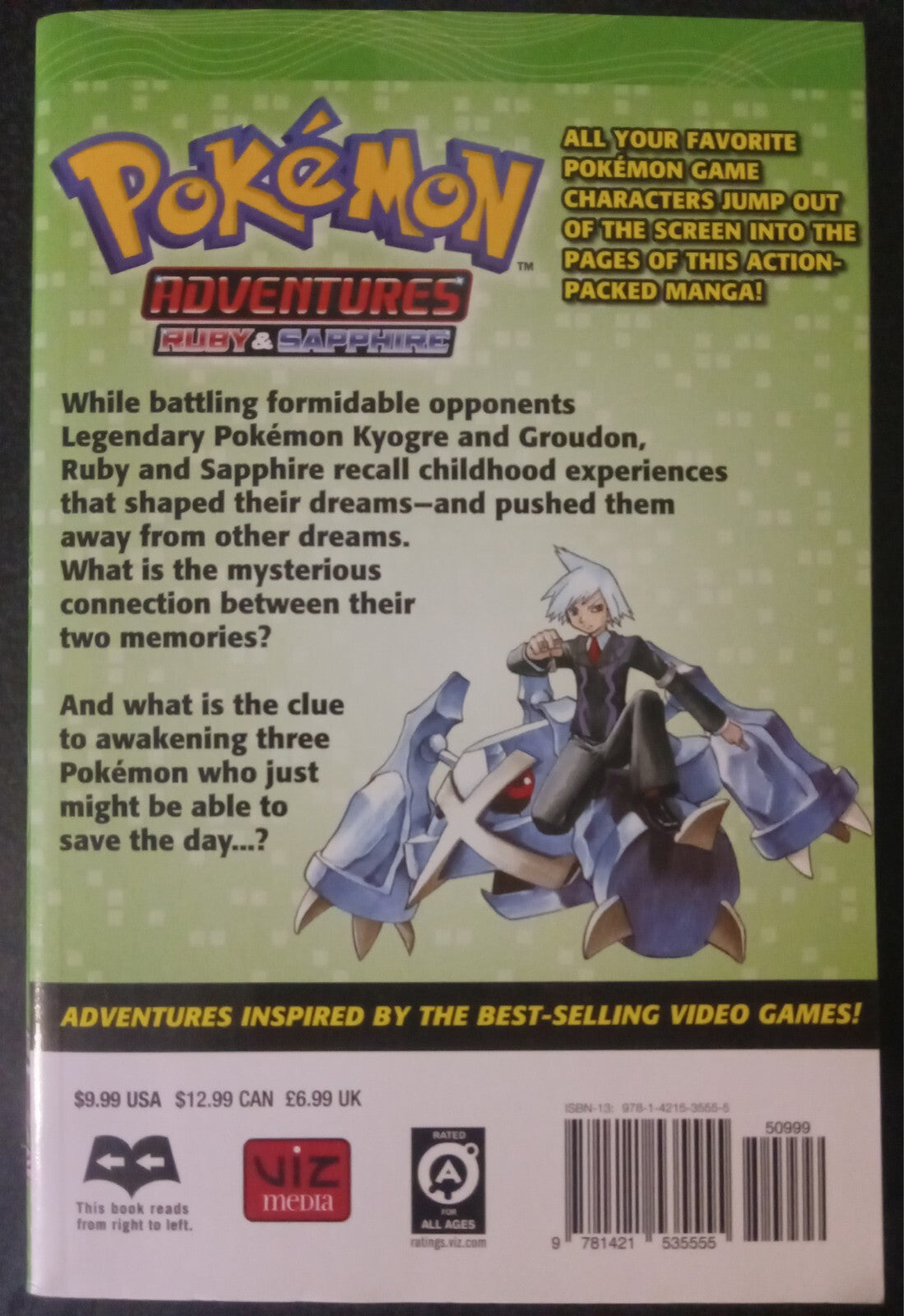 Pokemon Adventures Ruby & Sapphire Manga – Volume 1 – Collectible Book