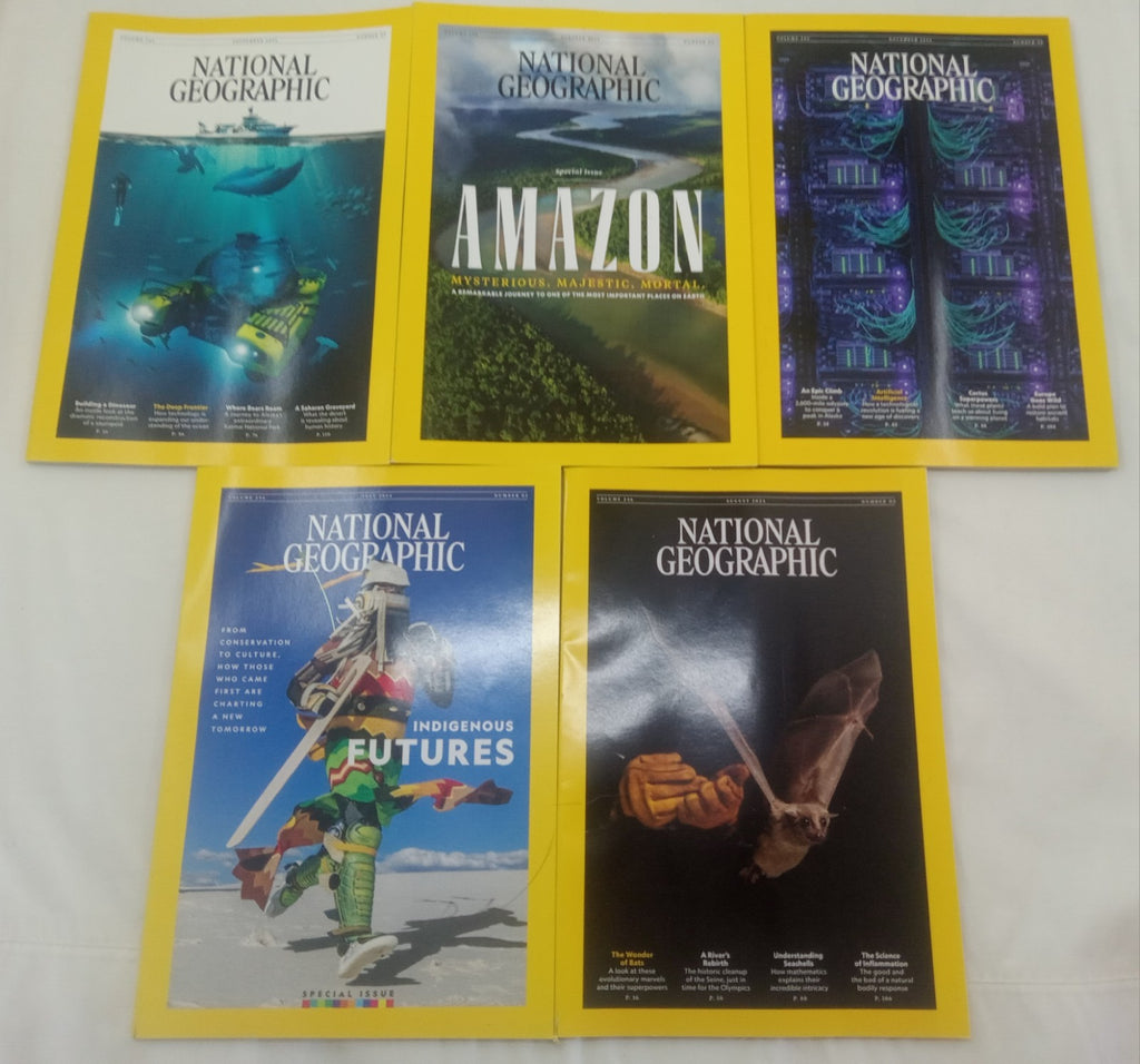 Nat Geo Magazines With Slipcover July To December 2024