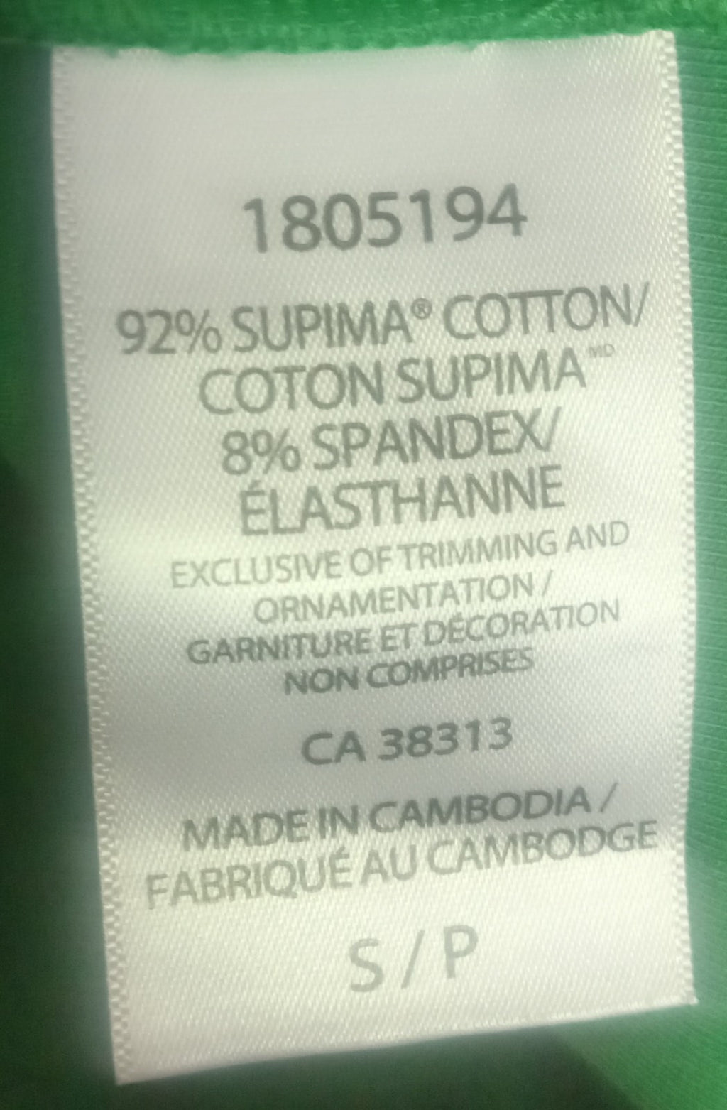 Benetton Green Long Sleeve Shirt Women’s Small NWT Stretch Cotton Casual Top