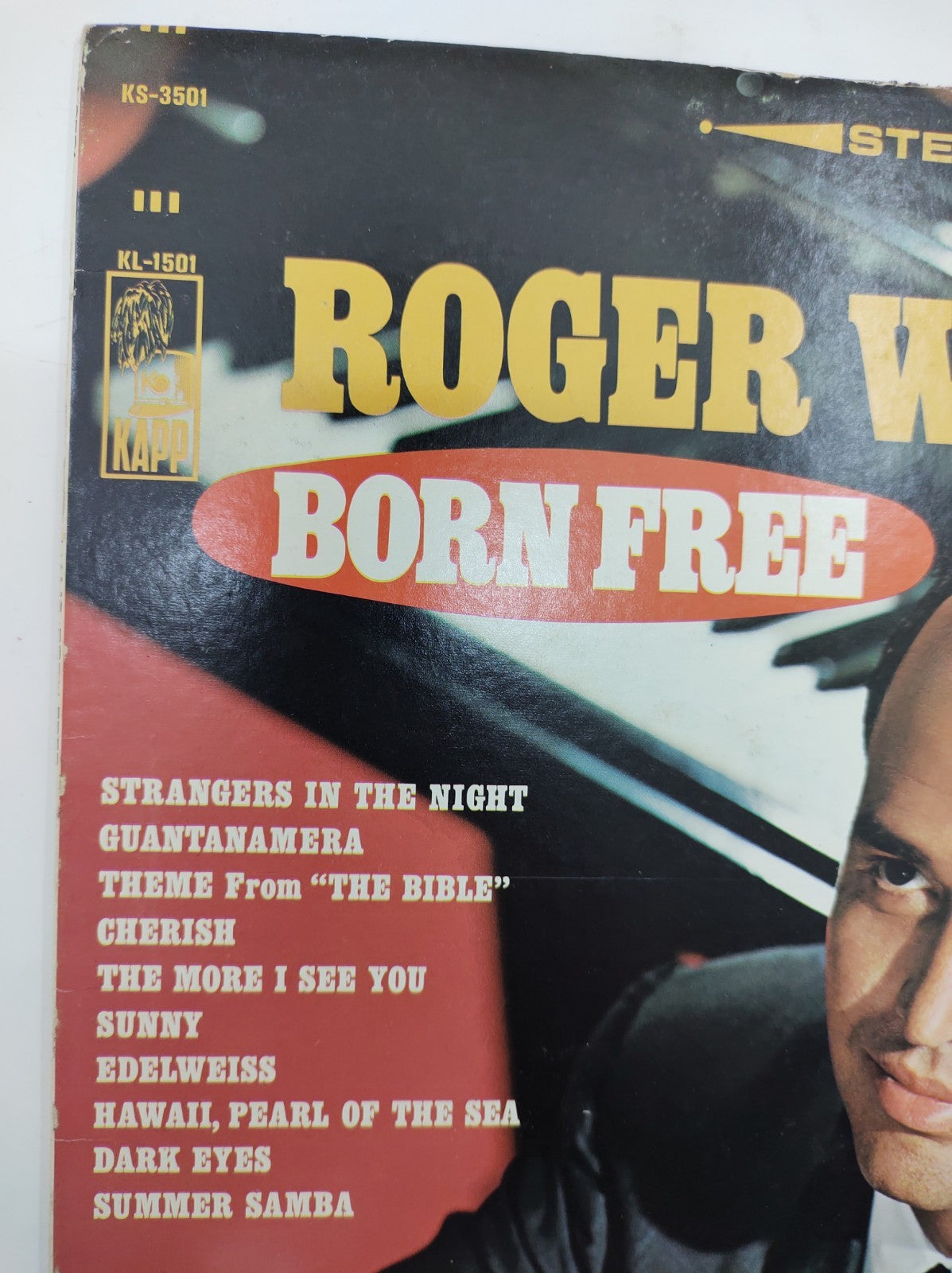 Roger Williams – Born Free LP 1966 Stereo Kapp Records Vintage Vinyl