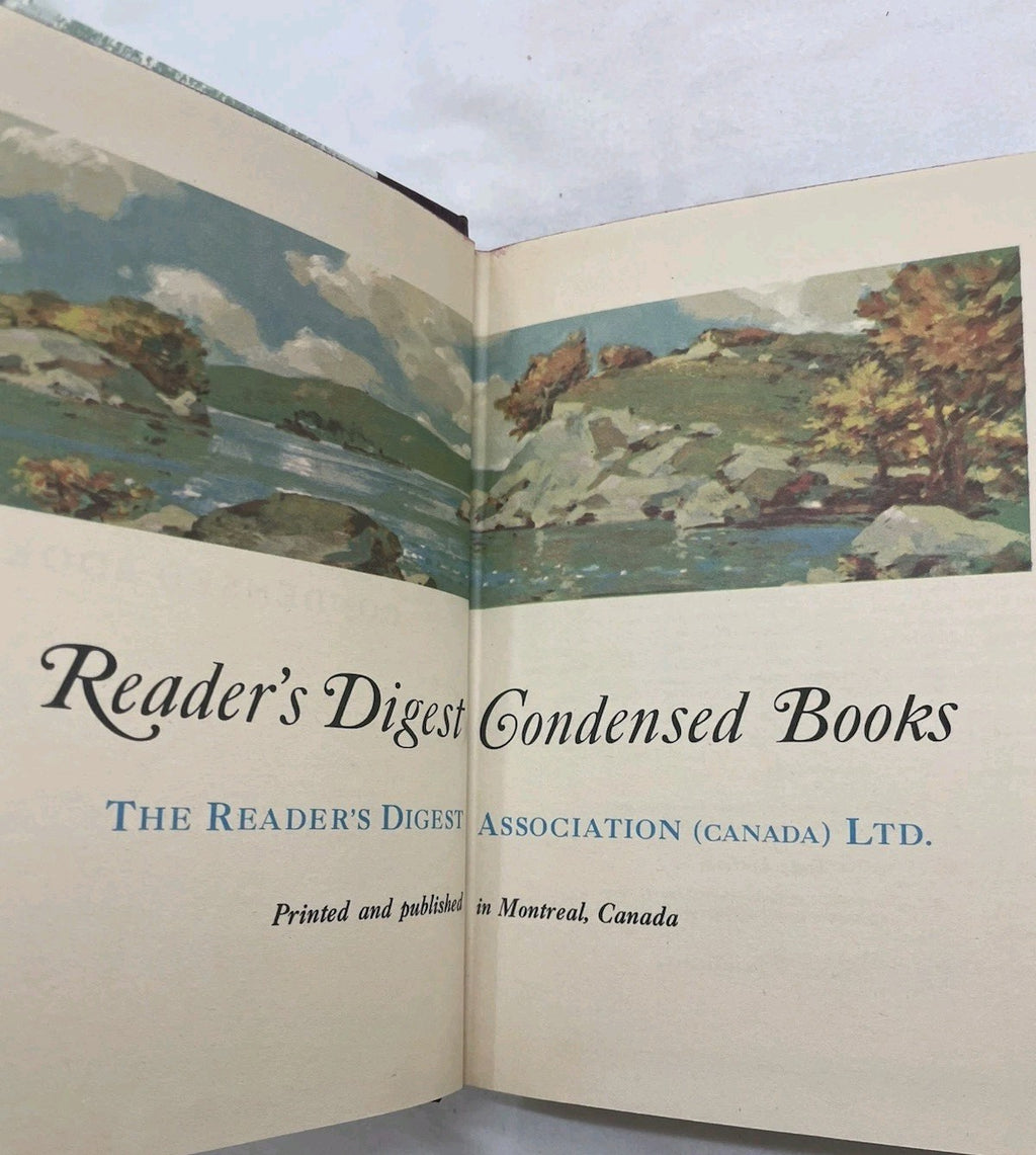 Vintage HC Readers Digest Condensed Books W Slipcover First Edition 1966