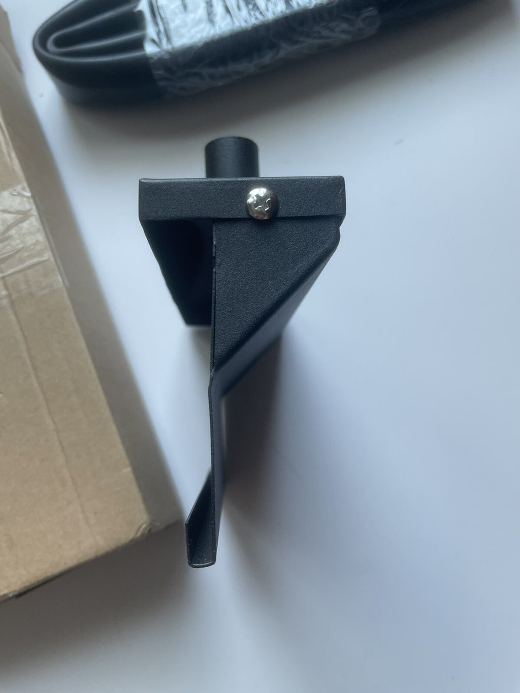 Black Metal Grease Catcher Drain – Flat Top Grill Drip Pan Accessory, Easy Clean