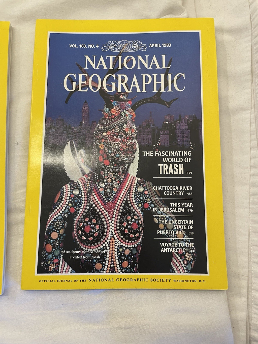 National Geographic Magazines Jan-June 1983 Slipcover - Vintage Collectible Set