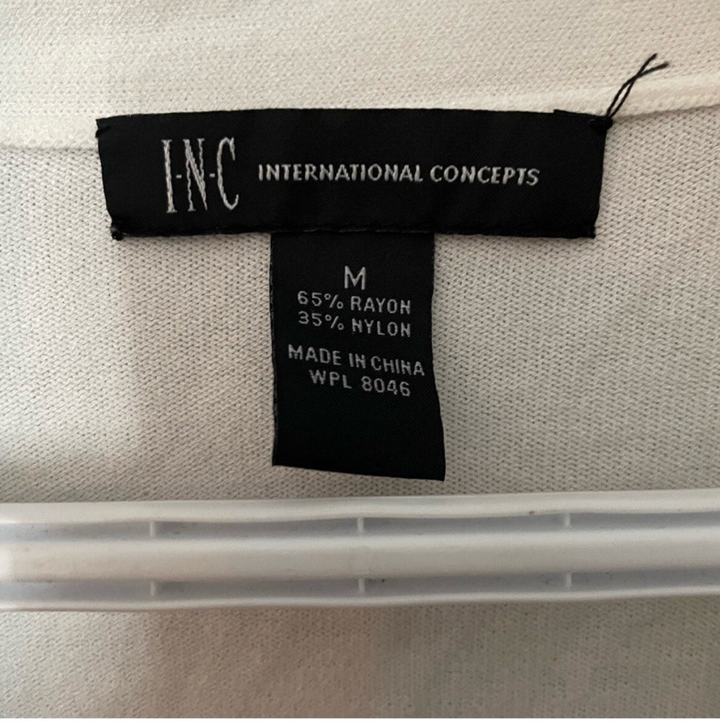 INC Ombre Cardigan Size M Lightweight Long Sleeve Drape Office Casual