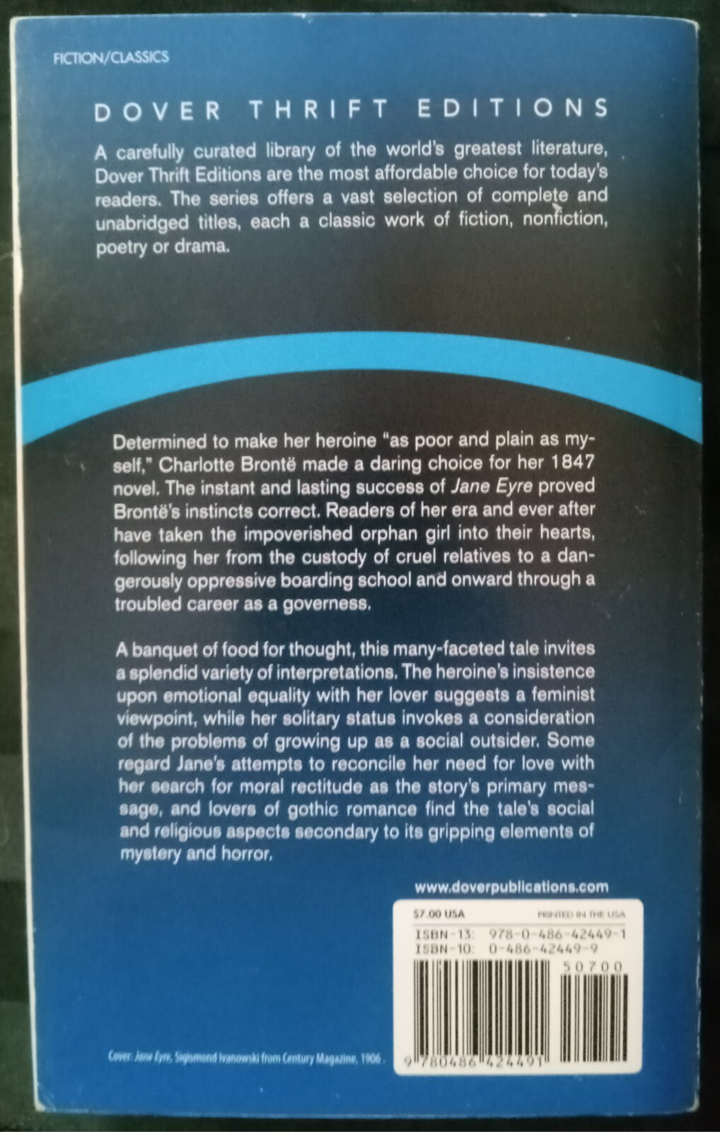 Jane Eyre by Charlotte Brontë – Gothic Romance Classic PB