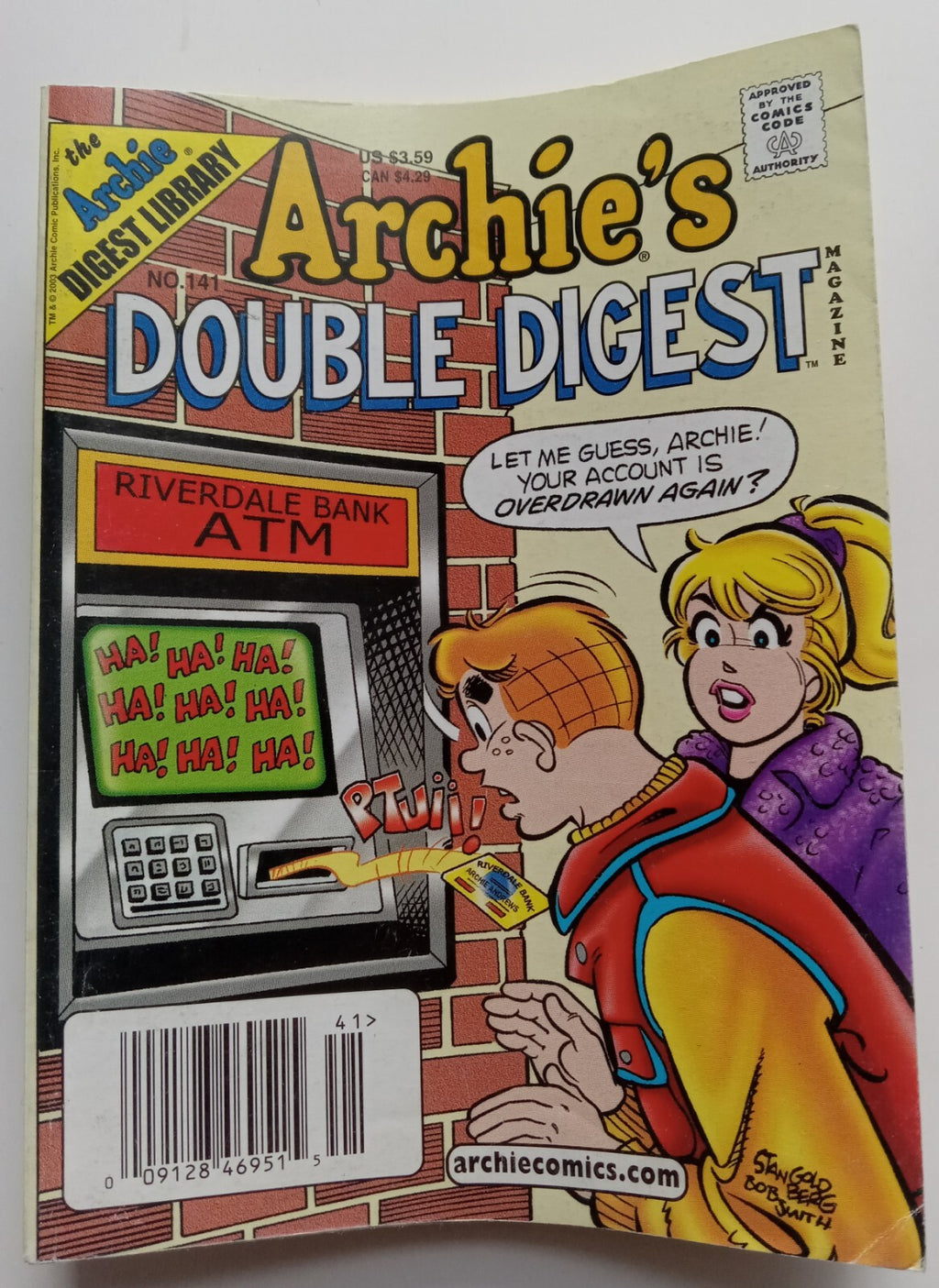Archie Digest Magazine #141 – Double Digest Special Edition (2015)
