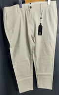 Snover Men’s Beige Chino Pants Straight Leg Cotton Casual Dress NWT