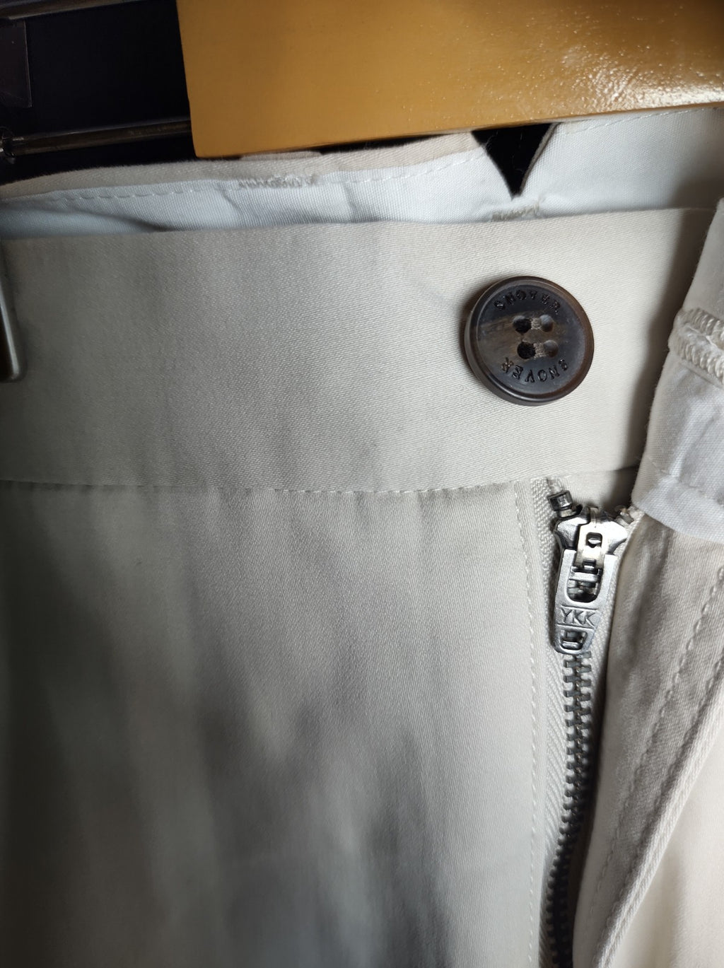 Snover Men’s Beige Chino Pants Straight Leg Cotton Casual Dress NWT