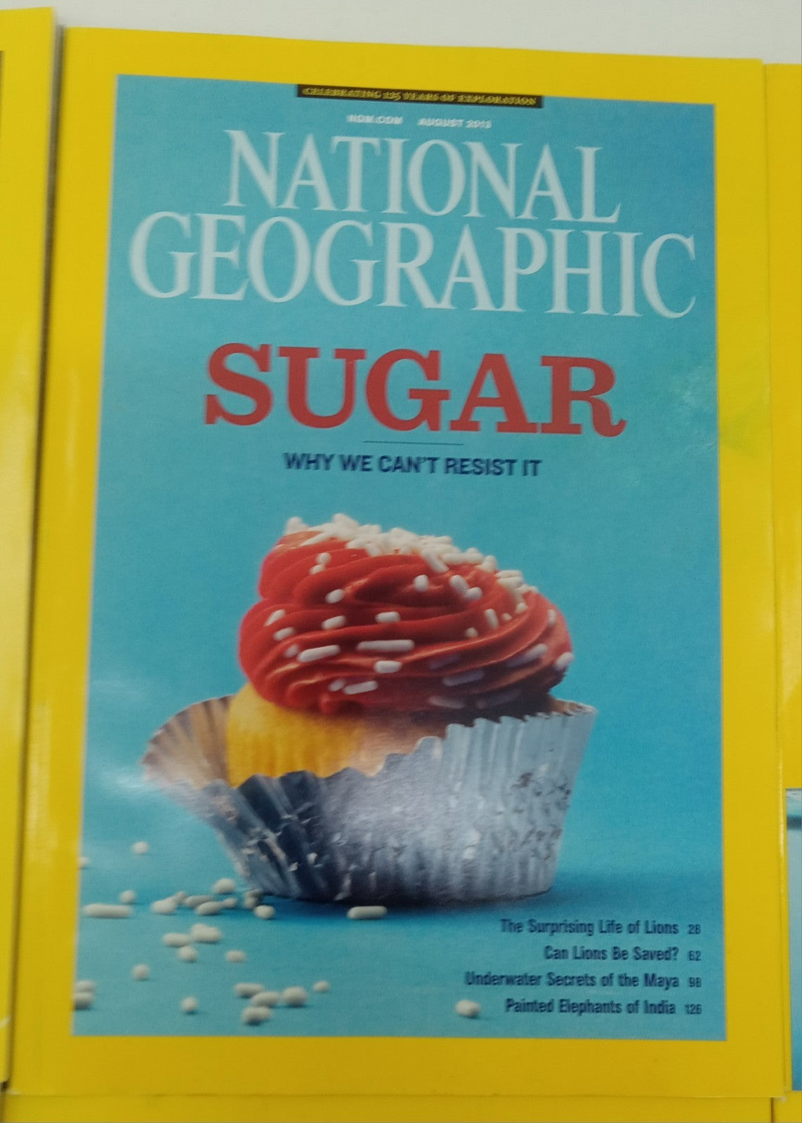 National Geographic Jul–Dec 2013 VG+ | 6 Issues in Faux Leather Slipcase