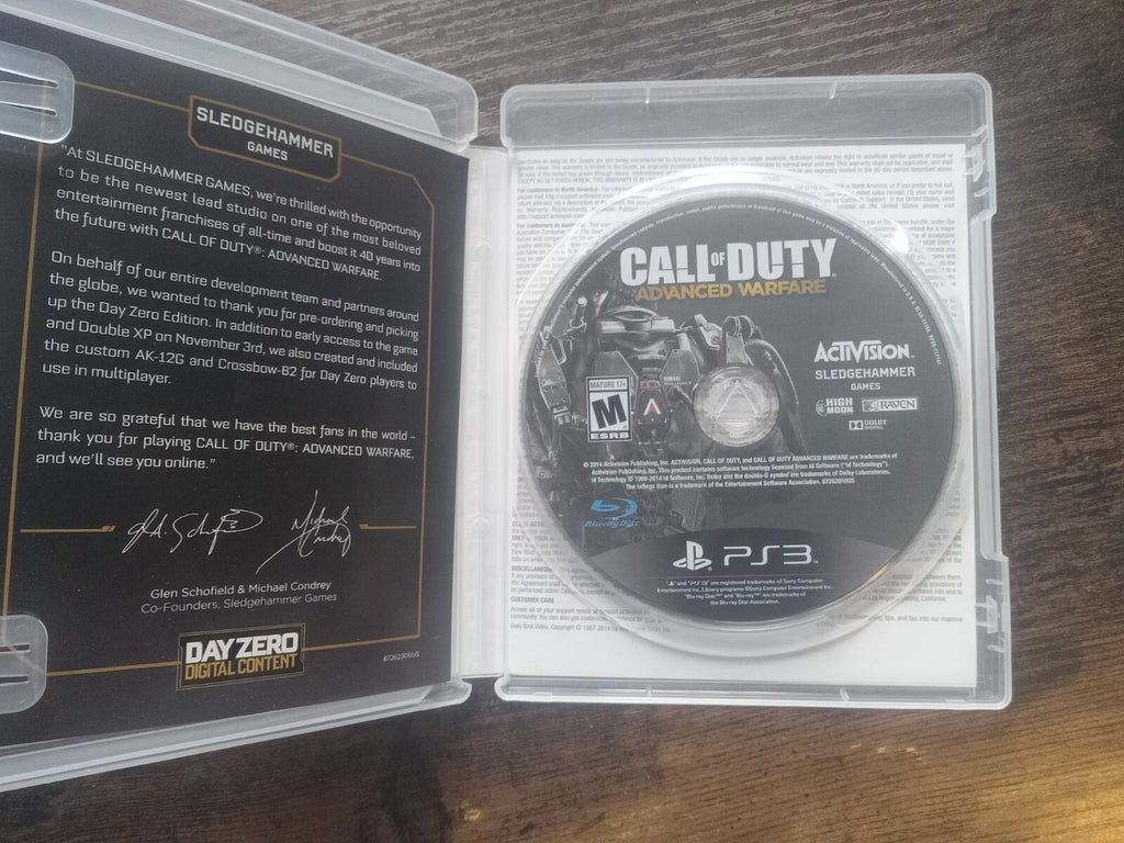 Call of Duty: Advanced Warfare Day Zero Edition PS3 2014 - Tested