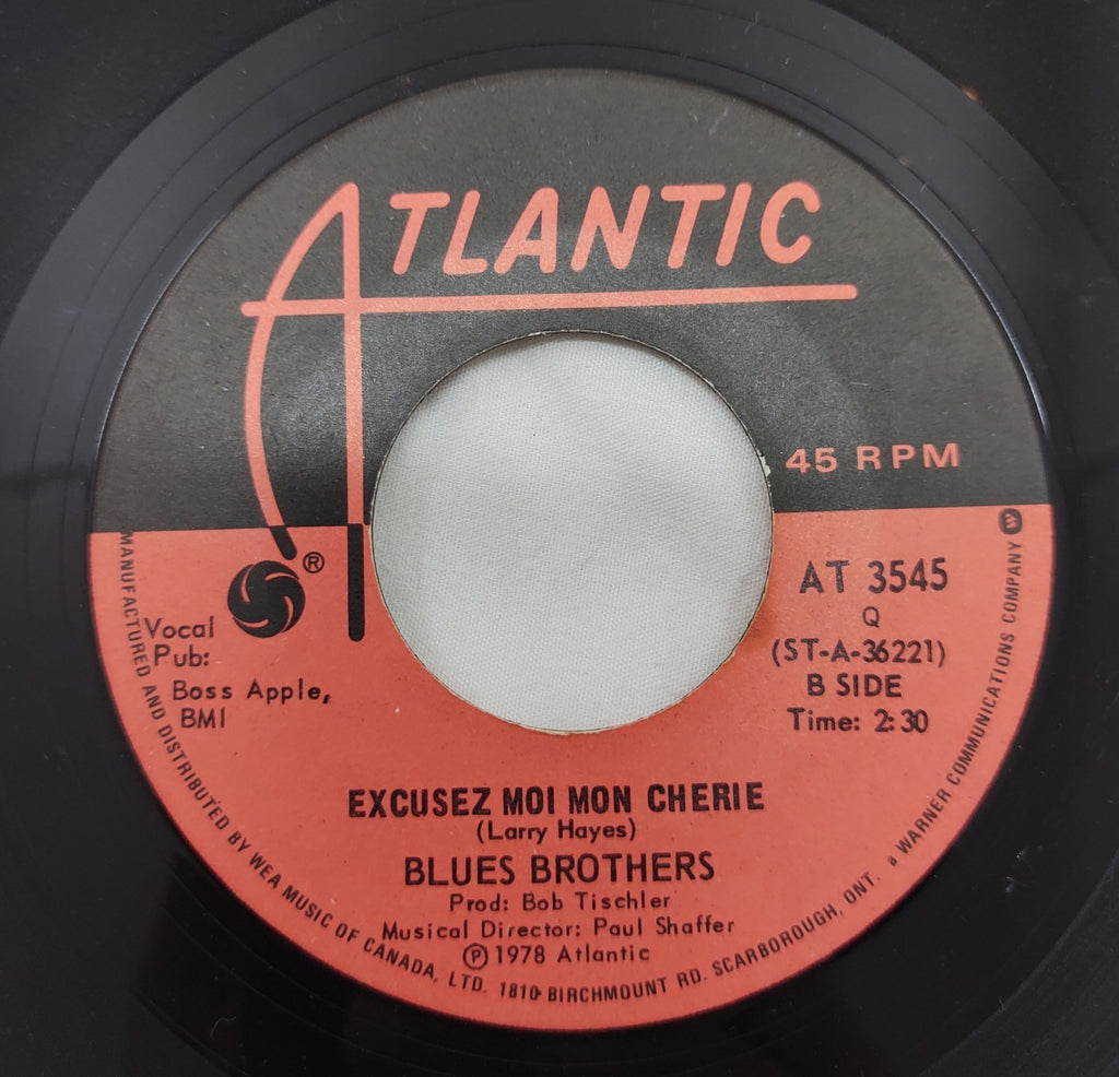 Blues Brothers – Soul Man 7” Atlantic AT-3545 Canada 1978