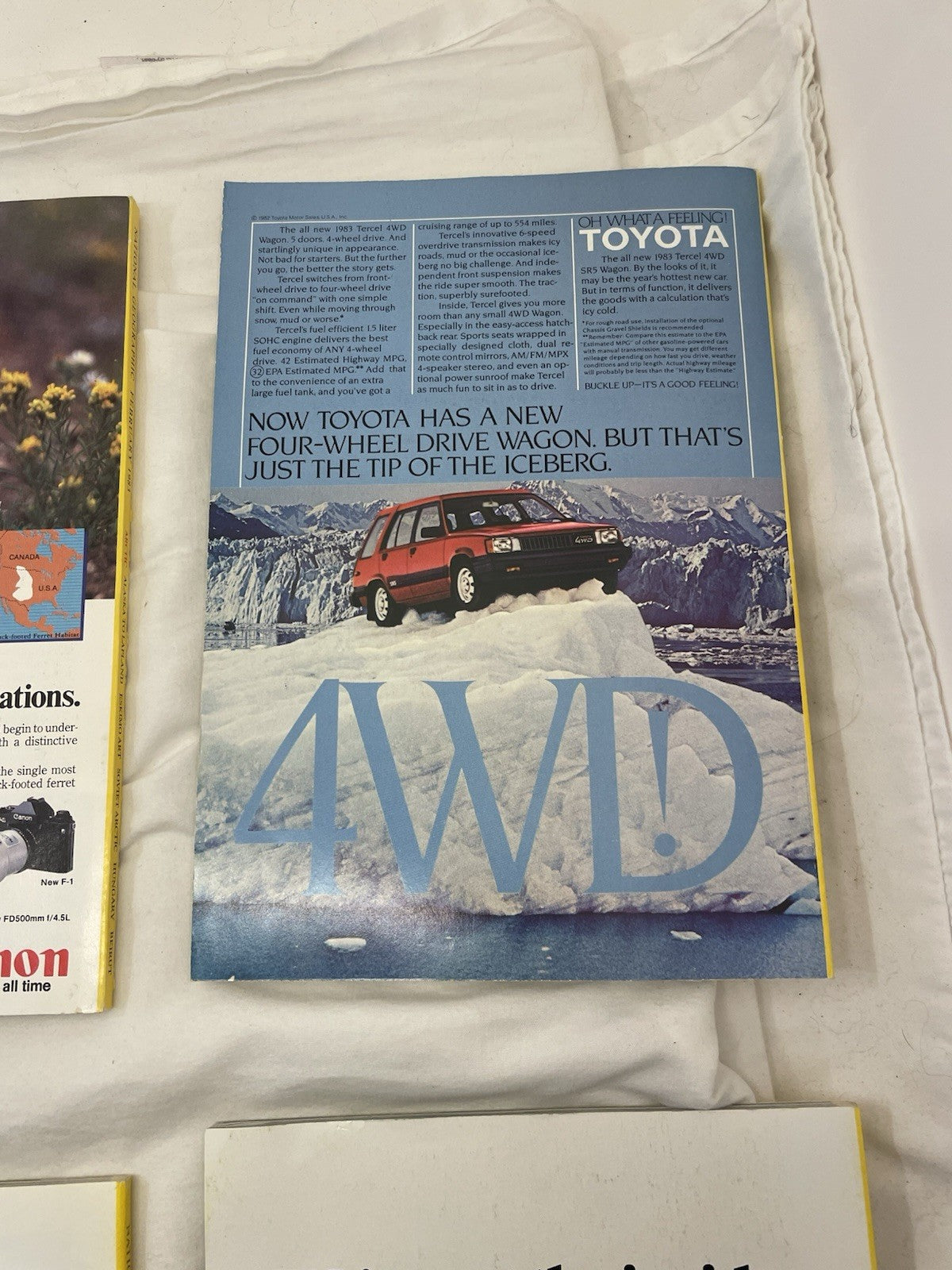 National Geographic Magazines Jan-June 1983 Slipcover - Vintage Collectible Set