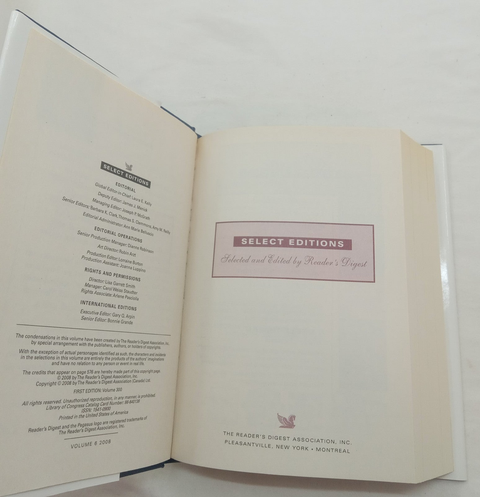 RD Sel Ed HC w/DJ Vol 6 2008 | Vtg NM 1st Ed Anthology Mystery Suspense Fiction