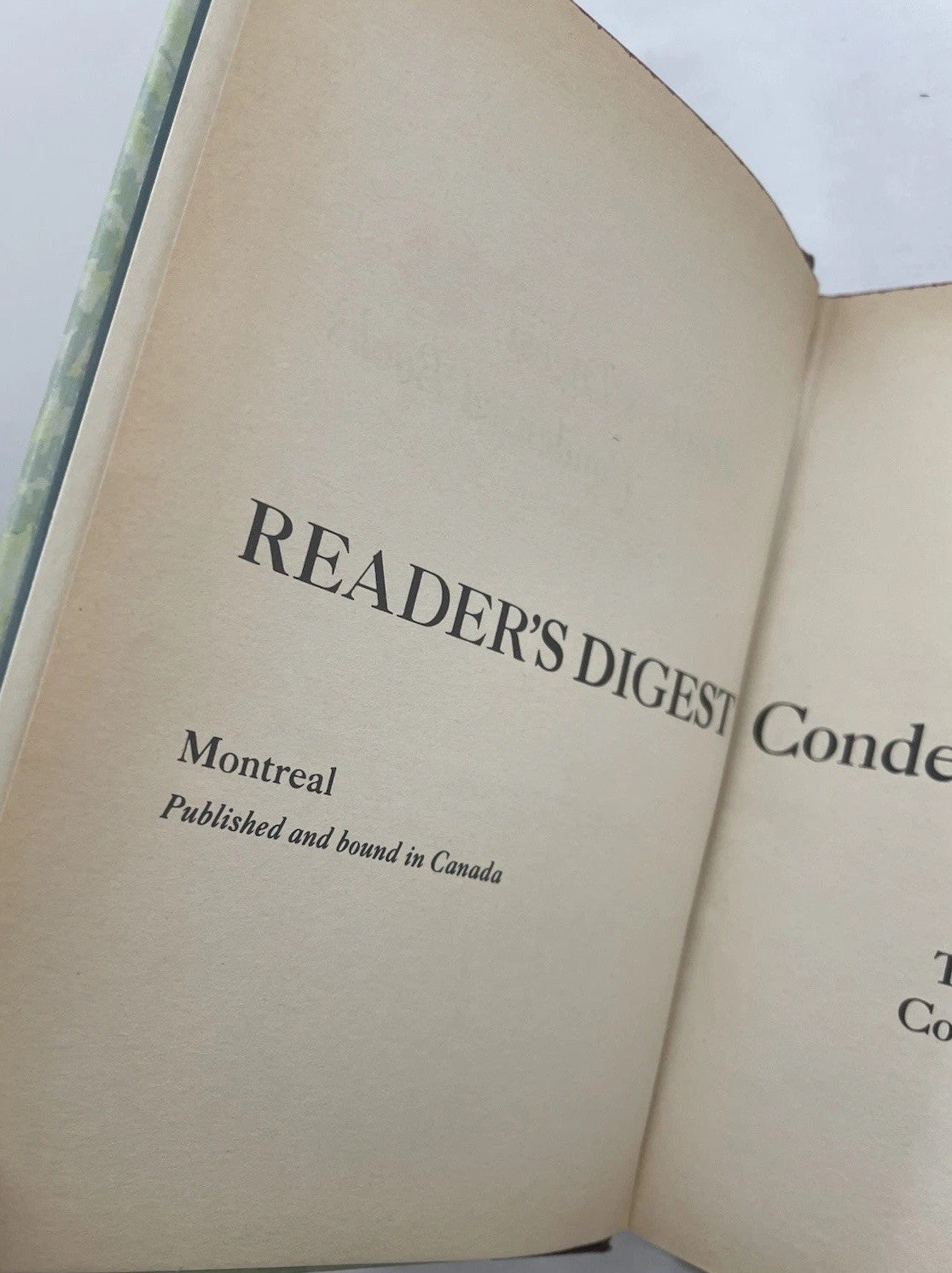 Vintage Hardcover Readers Digest Condensed Books 1965 First Edition