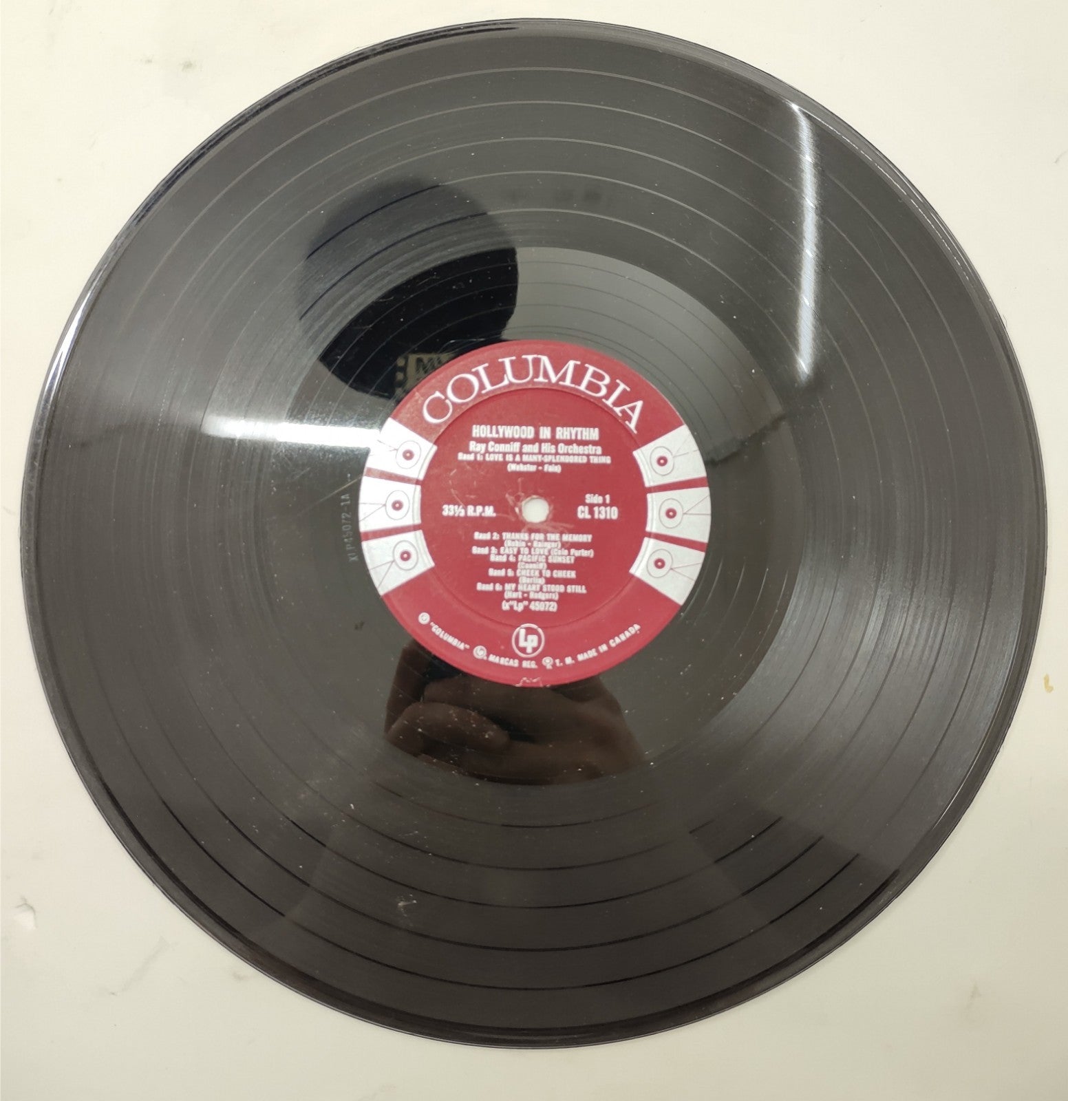 Ray Conniff – Hollywood in Rhythm Mono Vinyl LP Columbia Orchestra 1950s