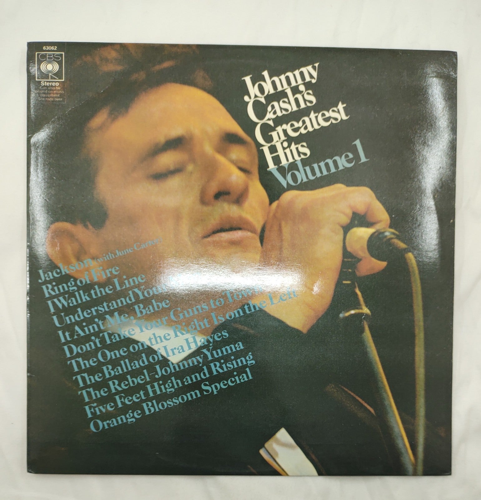 Johnny Cash – Greatest Hits Vol 1 LP 1967 UK CBS SBPG-63062 Country Classic