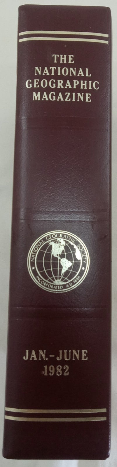 National Geographic Jan–June 1982 | VG+ Vintage Set | 6 Issues + Slipcase