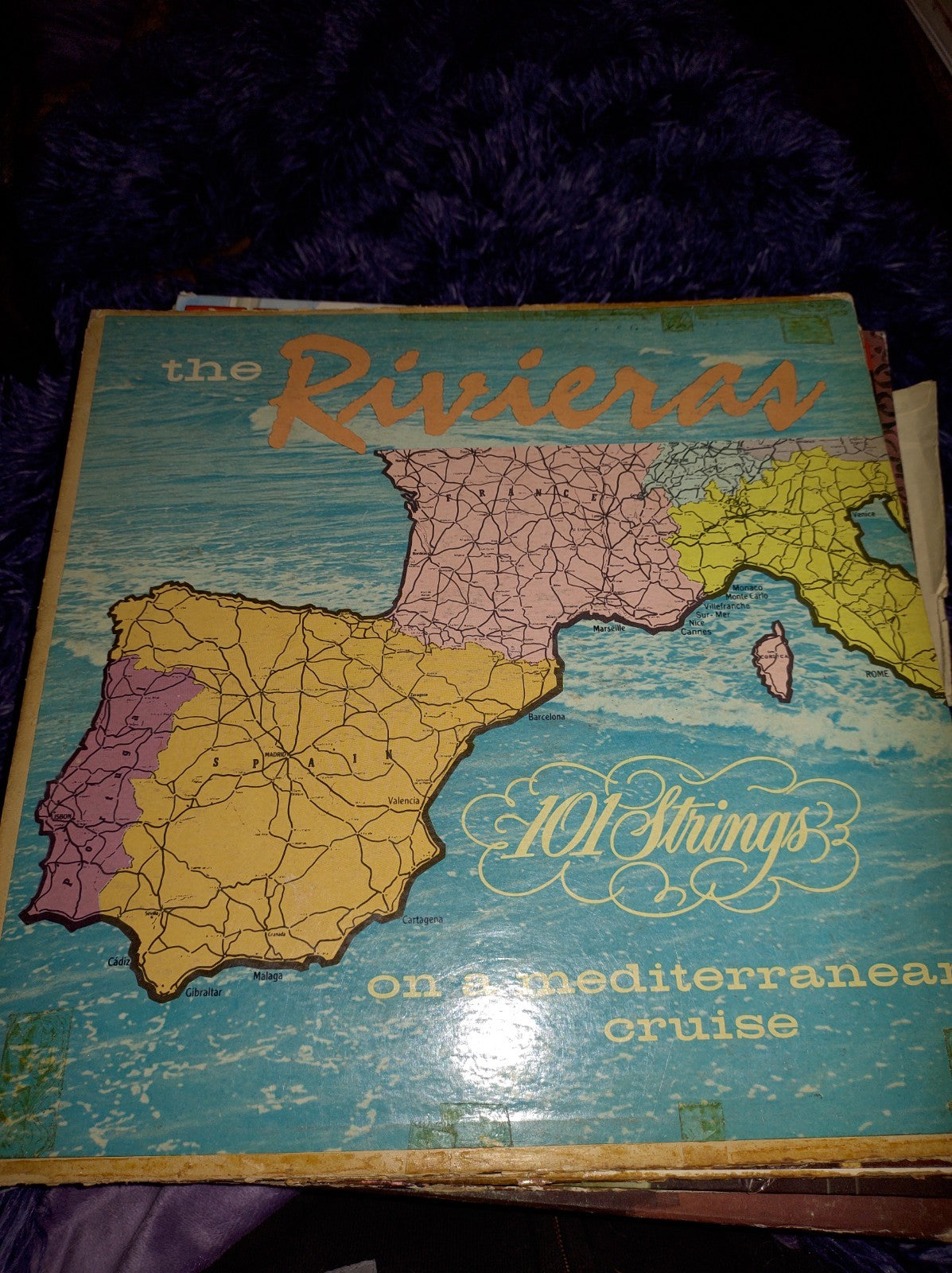 101 Strings – The Rivieras On a Mediterranean Cruise Vinyl LP Easy Listening