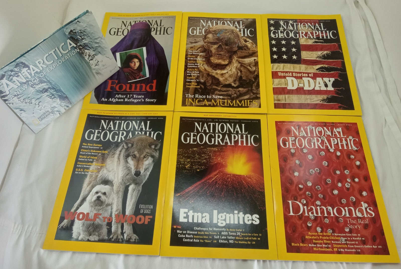 Nat Geo Magazines With Slipcover Jan To June 2002