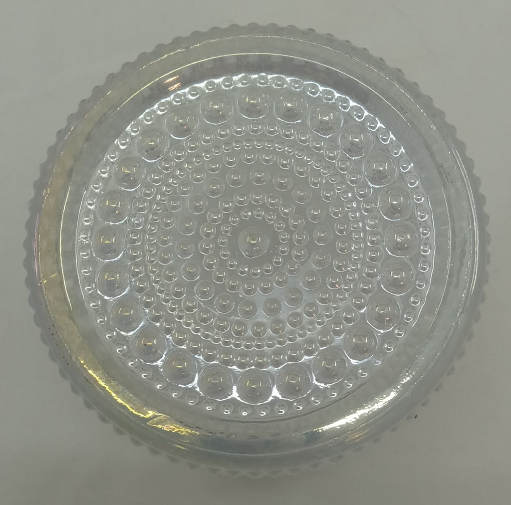 Iridescent Hobnail Glass Votive Candle Holder – Boho Rainbow Accent Decor