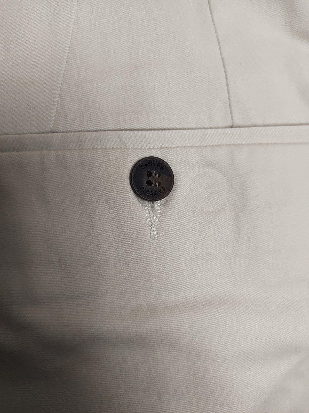 Snover Men’s Beige Chino Pants Straight Leg Cotton Casual Dress NWT