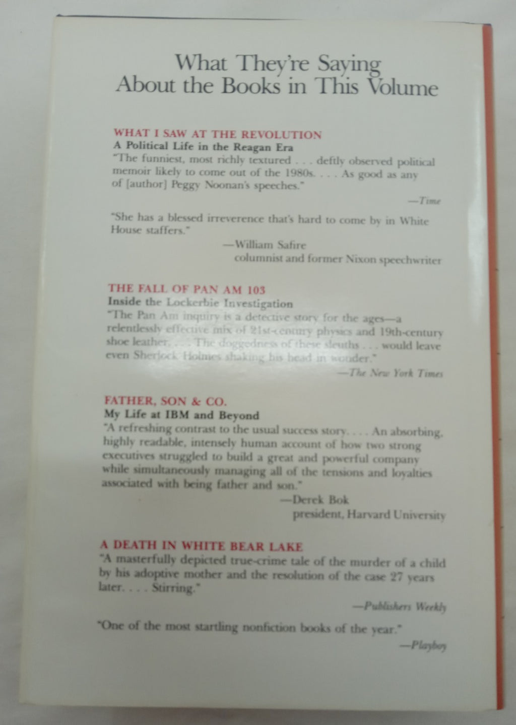 Reader's Digest Condensed Books 1995 | 4-in-1 HC w/ Dust Jacket NM