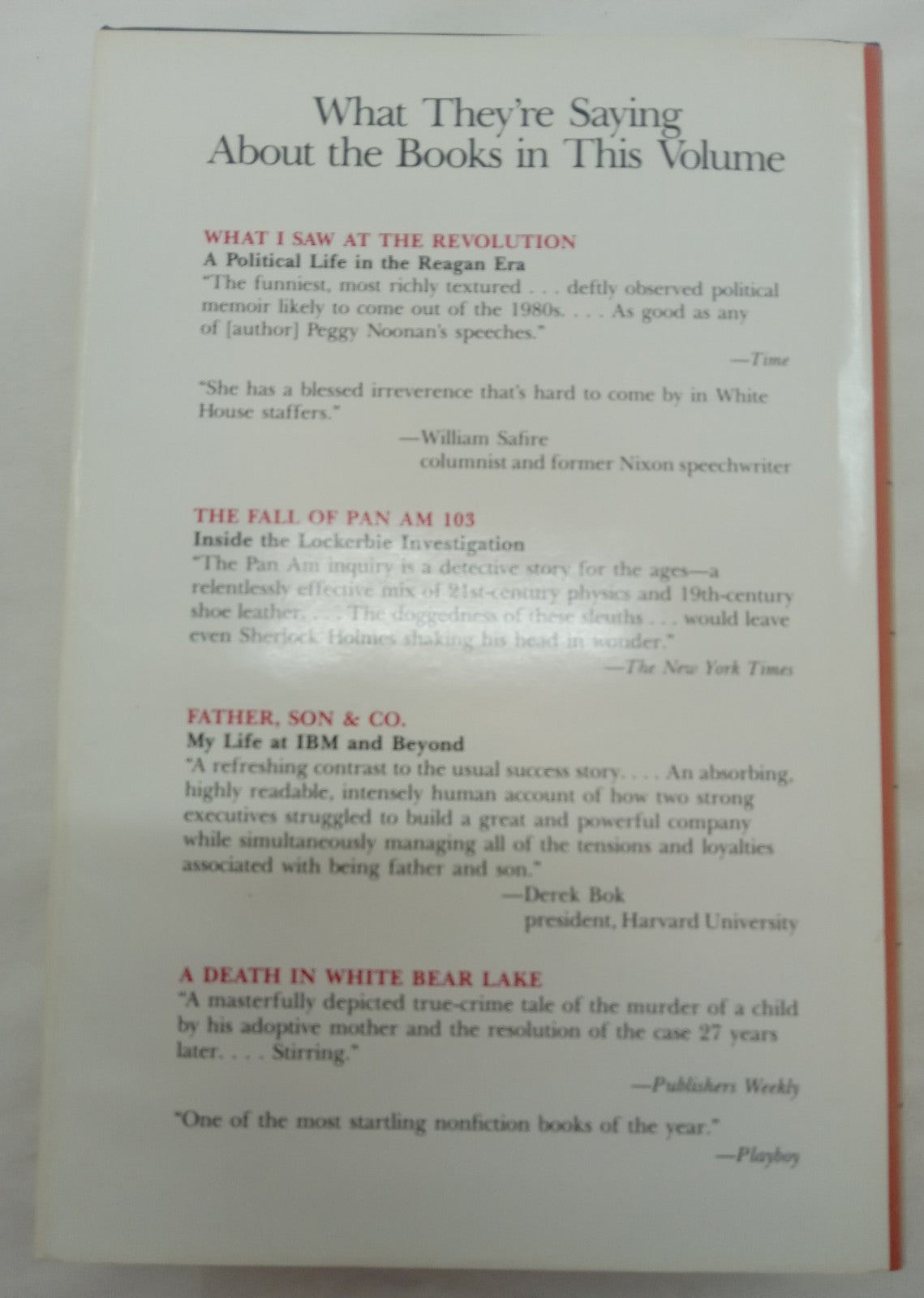 Reader's Digest Condensed Books 1995 | 4-in-1 HC w/ Dust Jacket NM