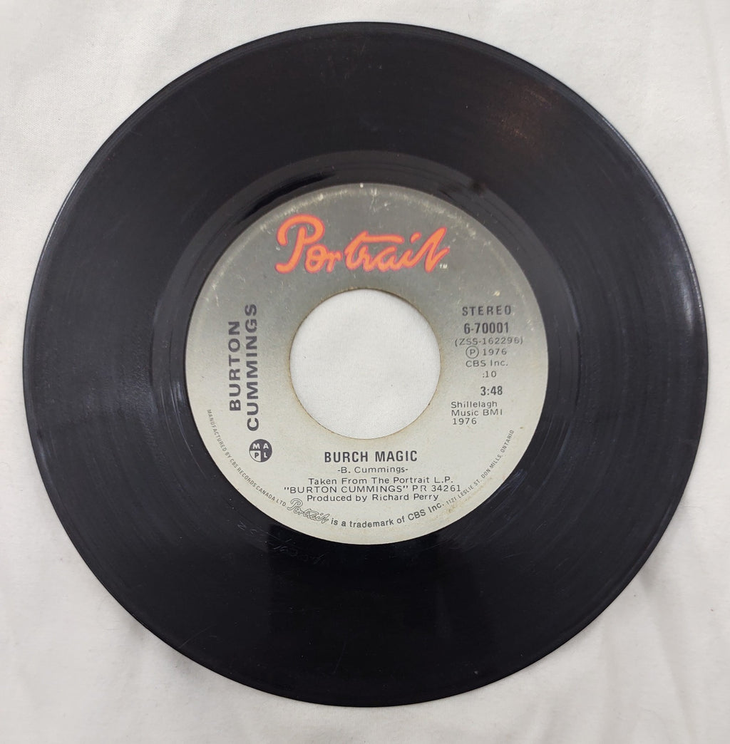 Burton Cummings – Stand Tall 7” Portrait 6-70001 Canada 1976 Guess Who