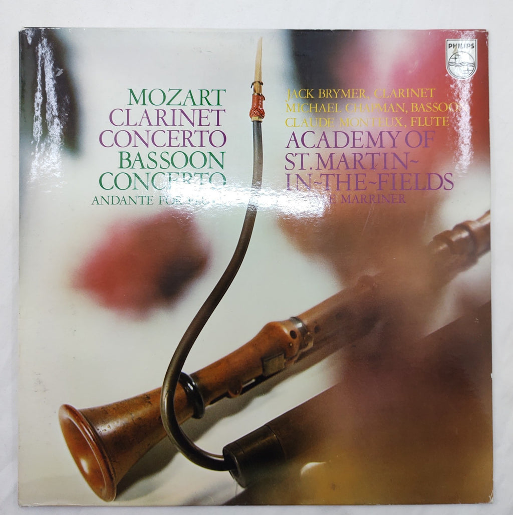 Mozart – Clarinet Concerto K.622 Brymer Marriner Philips 6500 378 LP