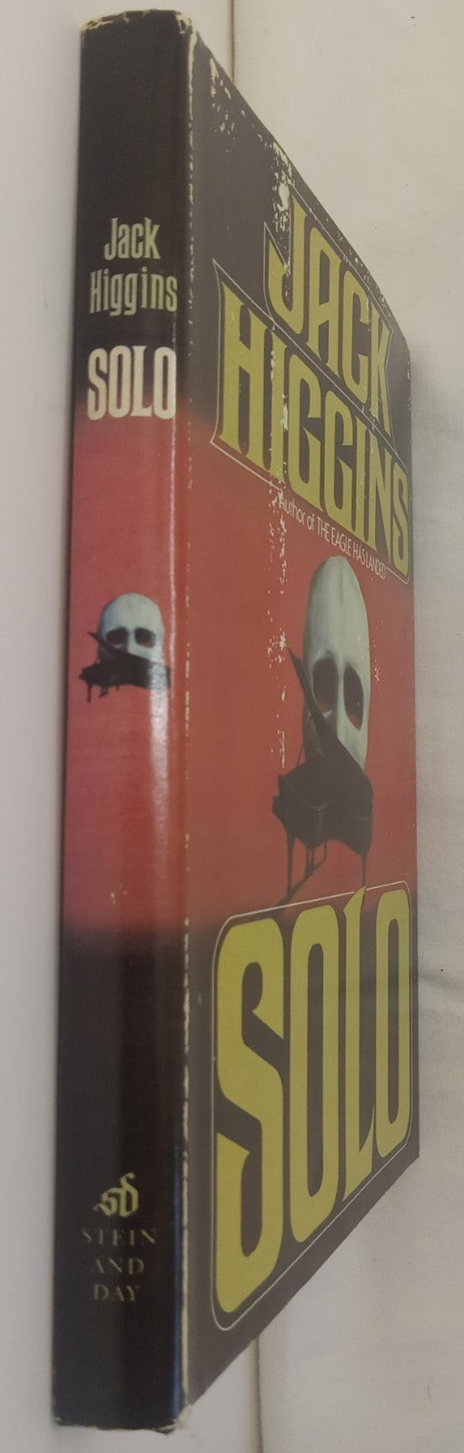 Solo by Jack Higgins Hardcover Spy Thriller Fiction Novel Dust Jacket Vintage
