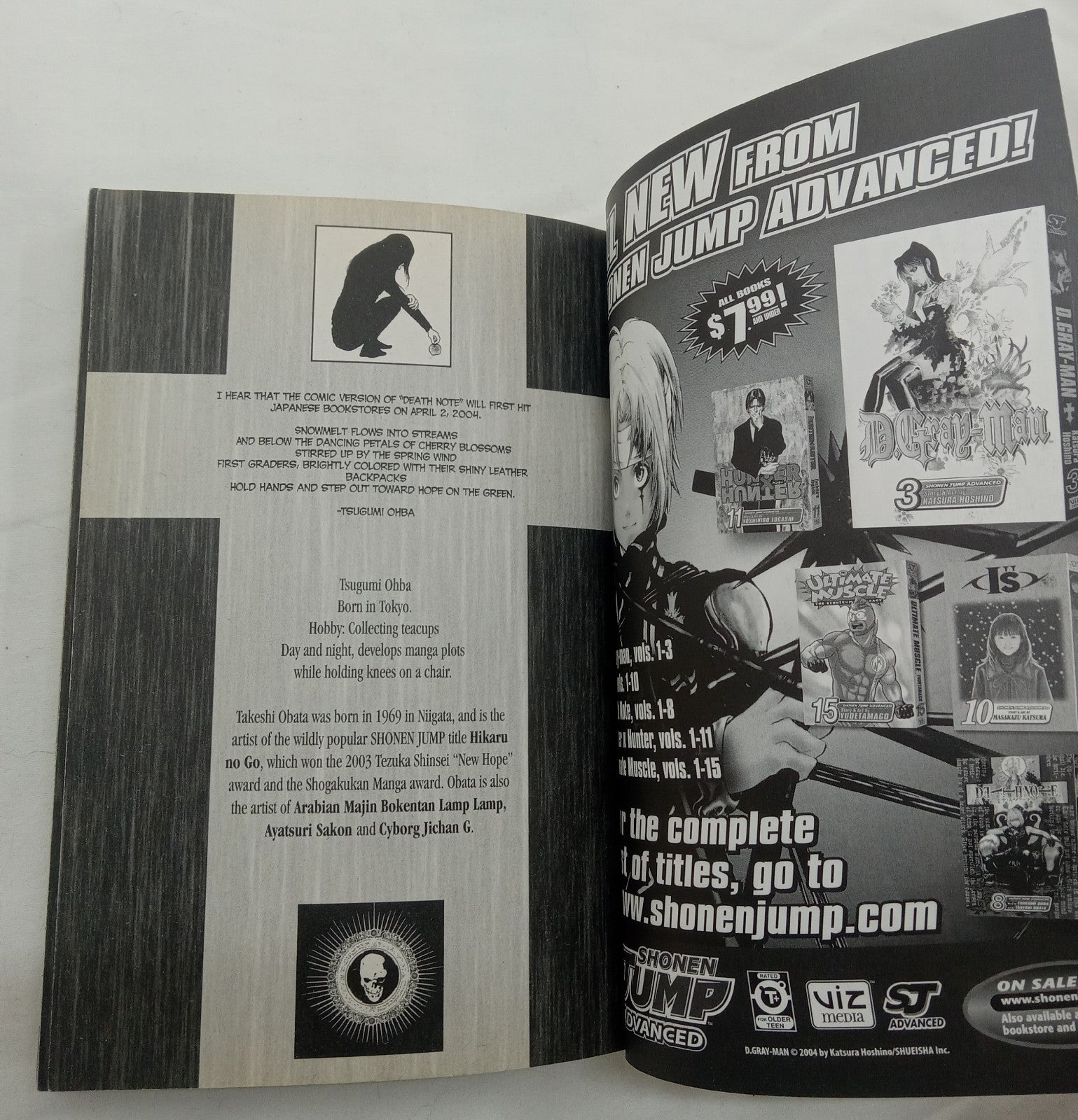 Death Note Manga Set Volumes 1-4 English | Tsugumi Ohba Viz Media Graphic Novel