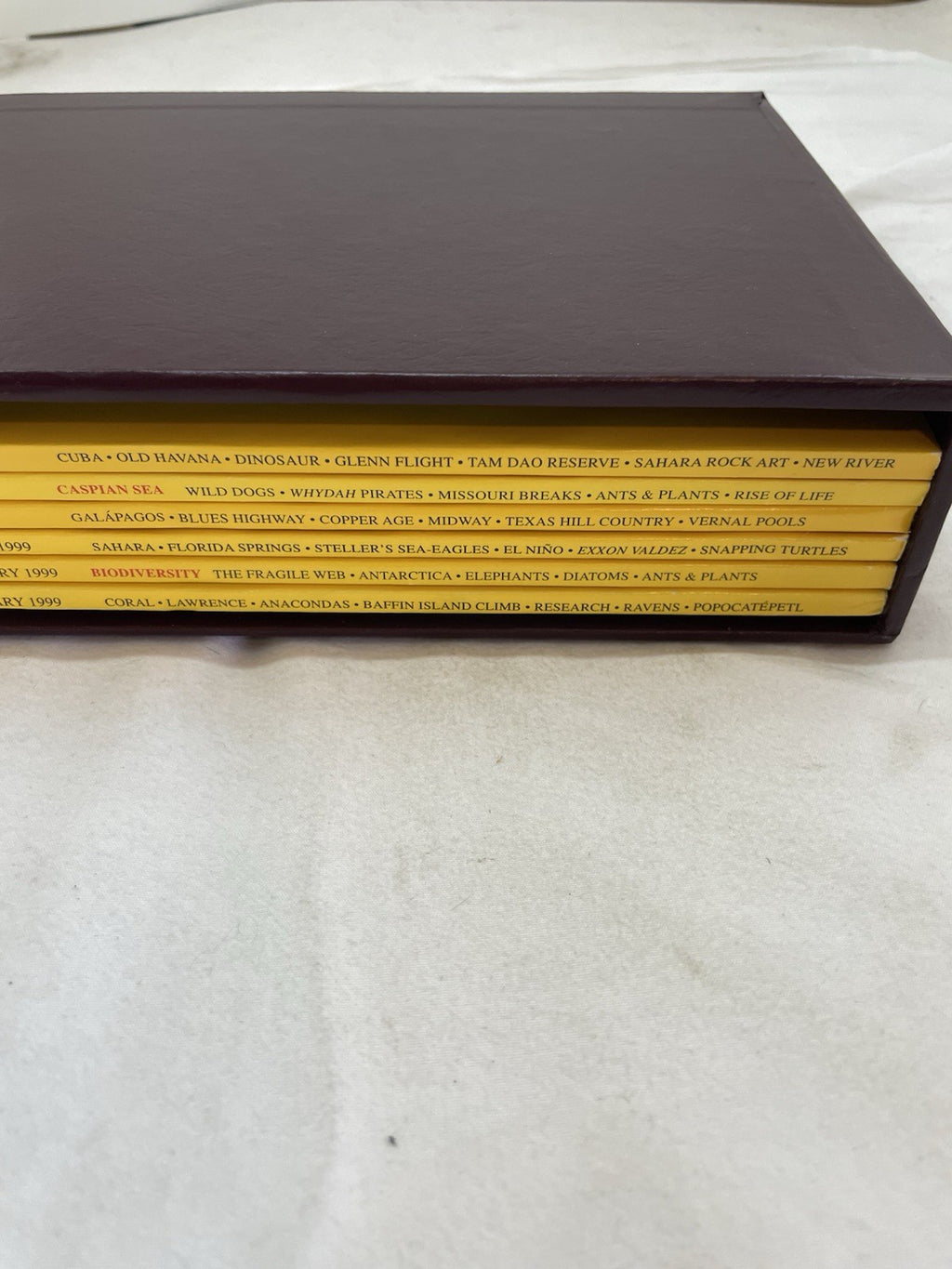 Vintage Nat Geo Jan–Jun 1999 Set w/ Slipcover | Nature, Wildlife, Earth