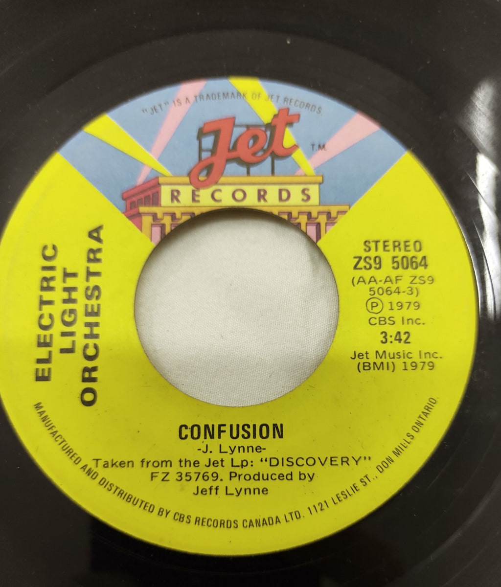 Electric Light Orchestra – Confusion 7” Jet ZS9 5064 Canada 1979 ELO