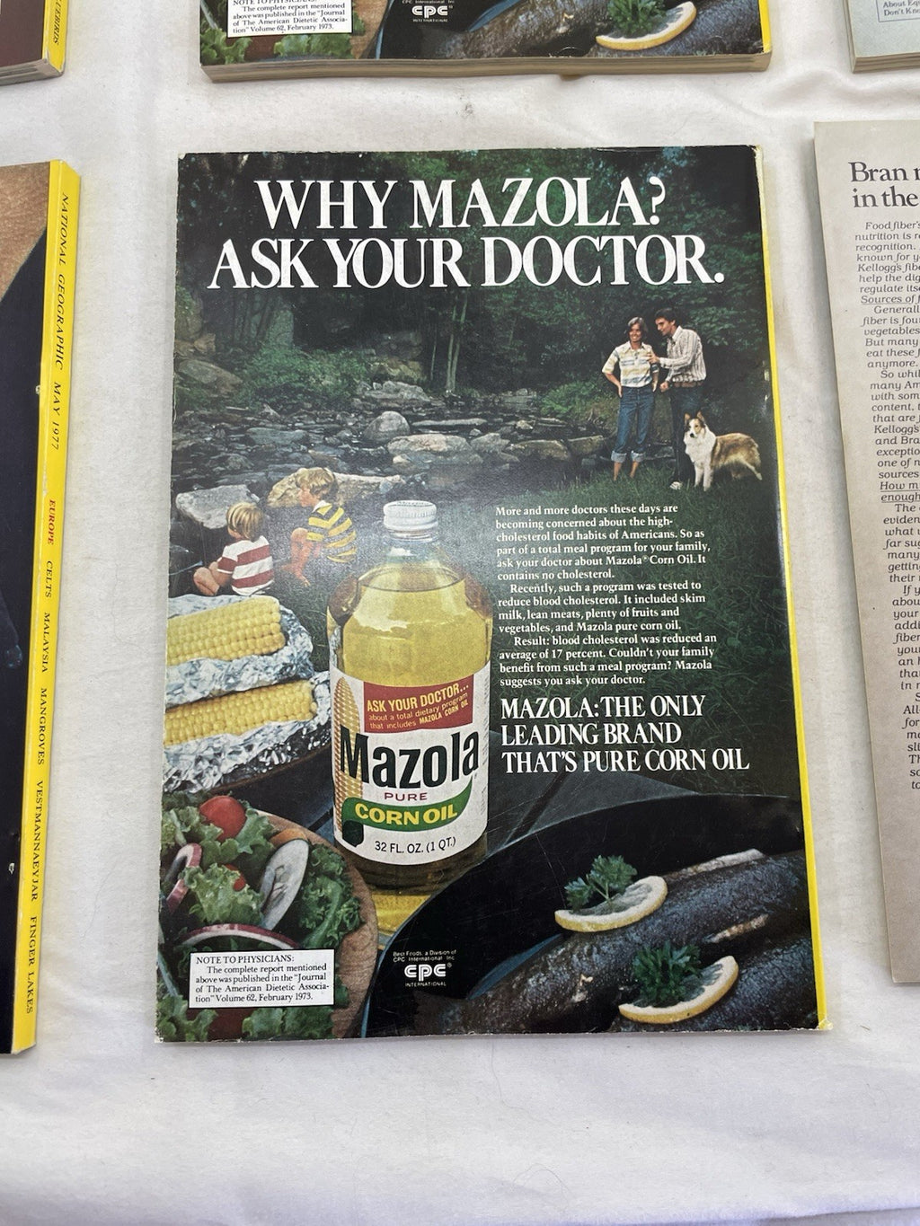 Nat Geo Jan–Jun 1977 Slipcover Lot | Earth, Culture, Illustrated Guide