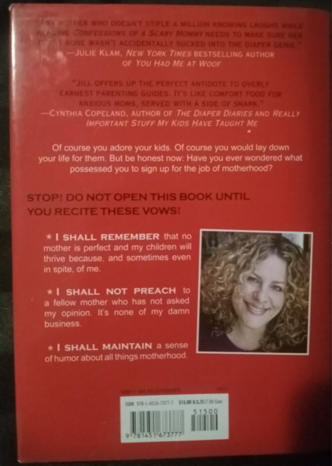 Confessions of a Scary Mommy by Jill Smokler – Humour Memoir TPB