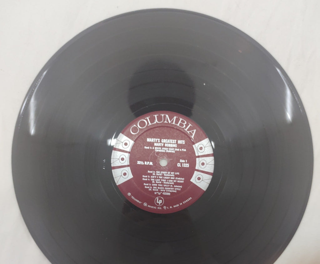 Marty Robbins – Marty’s Greatest Hits Columbia CL-1325 33⅓ RPM LP