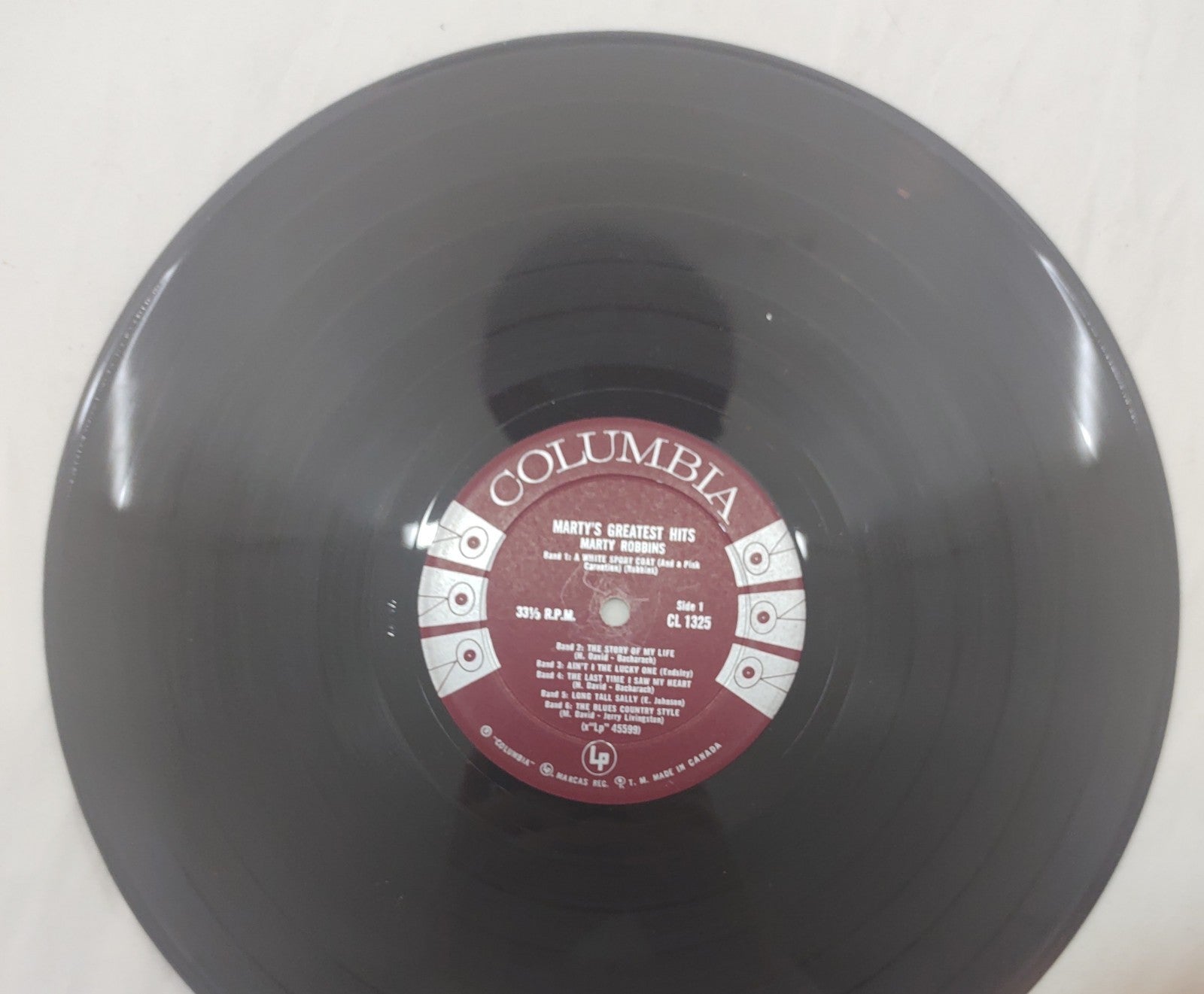Marty Robbins – Marty’s Greatest Hits Columbia CL-1325 33⅓ RPM LP