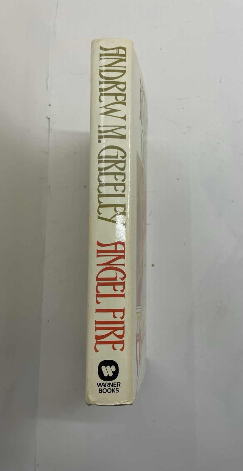 Angel Fire HC Vtg Religious Romance Fiction Novel Andrew M Greeley Retro