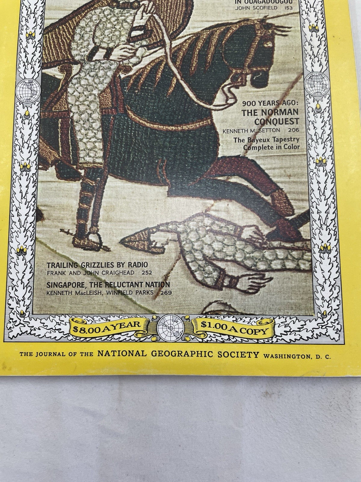 Nat Geo Mag Aug 1966 Vtg Issue Collectible Atlas World Earth Photo Ed