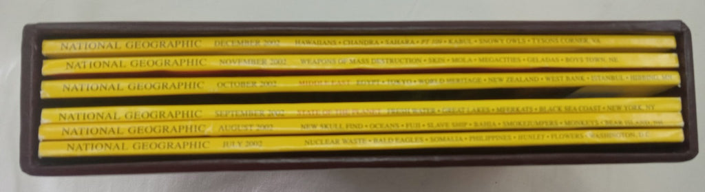 Net Geo Magazines With Slipcover July To December 2002