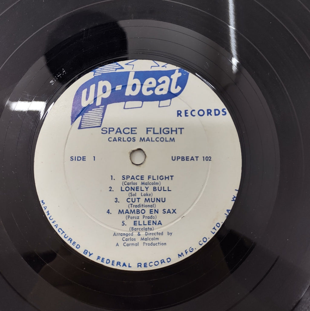 Carlos Malcolm – Space Flight UpBeat-102 Ska Jazz Vinyl LP Rare