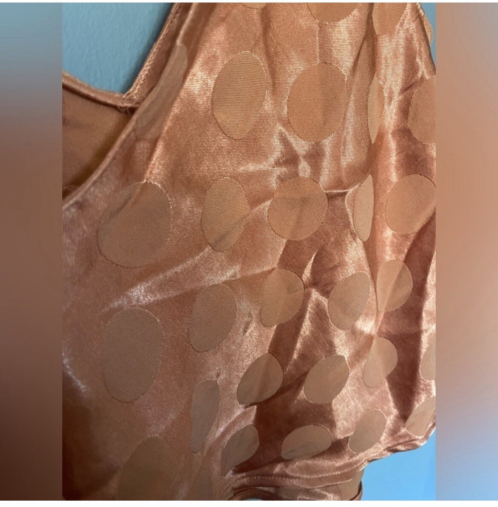 Victoria’s Secret Satin Tie Strappy Crop Top XL Y2K Sexy Lingerie Sleepwear Top