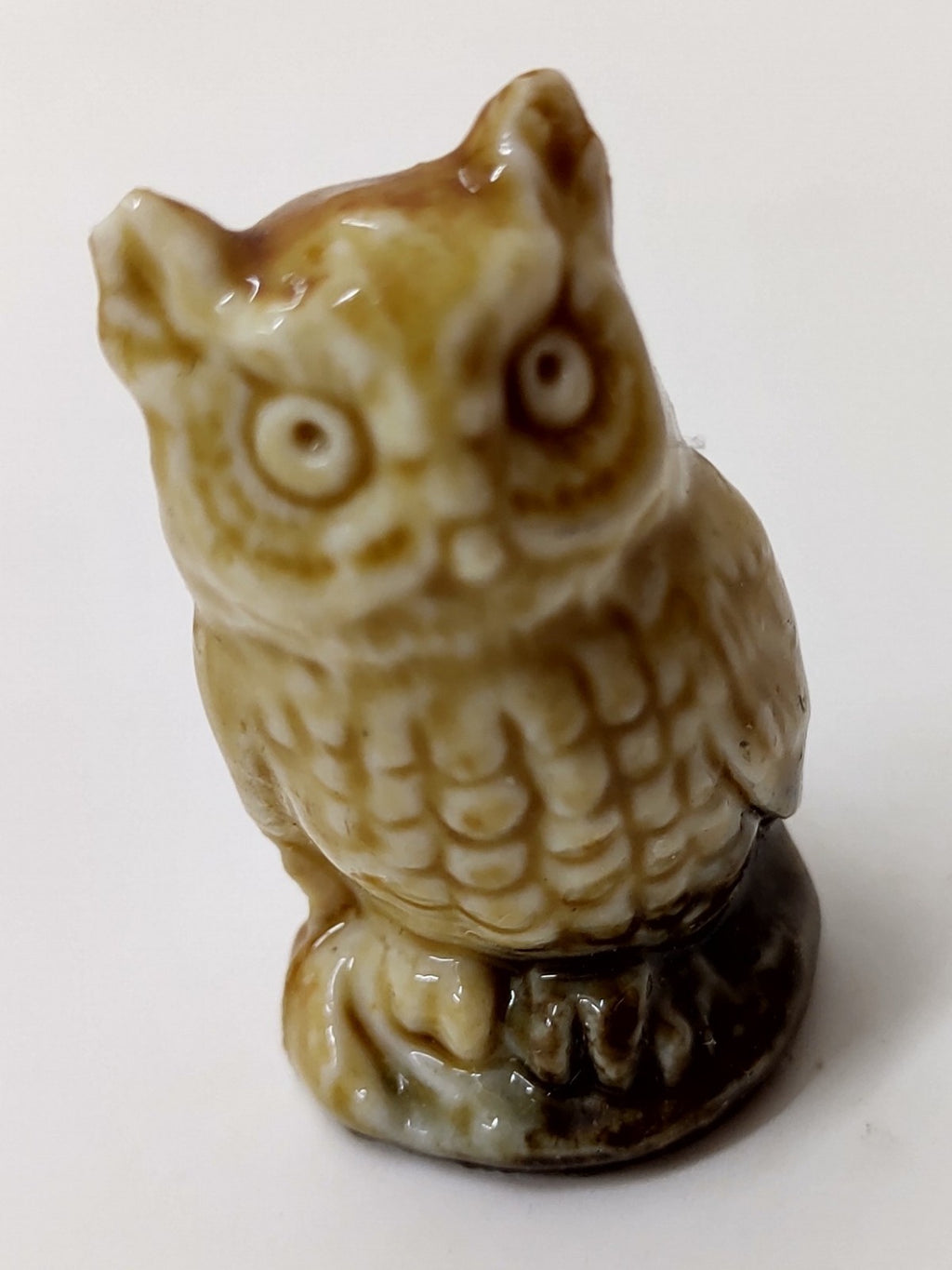 Wade Whimsies Series 2 #14 Barn Owl Mini Figurine 1972-84 Red Rose Tea