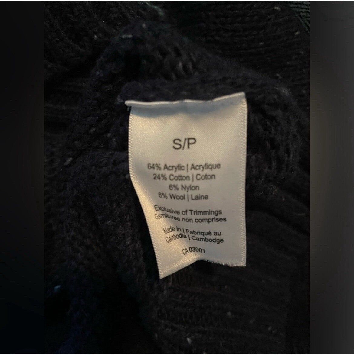 Wind River Blue Fairisle Knit Sweater Small Nordic Winter Cabin Vintage