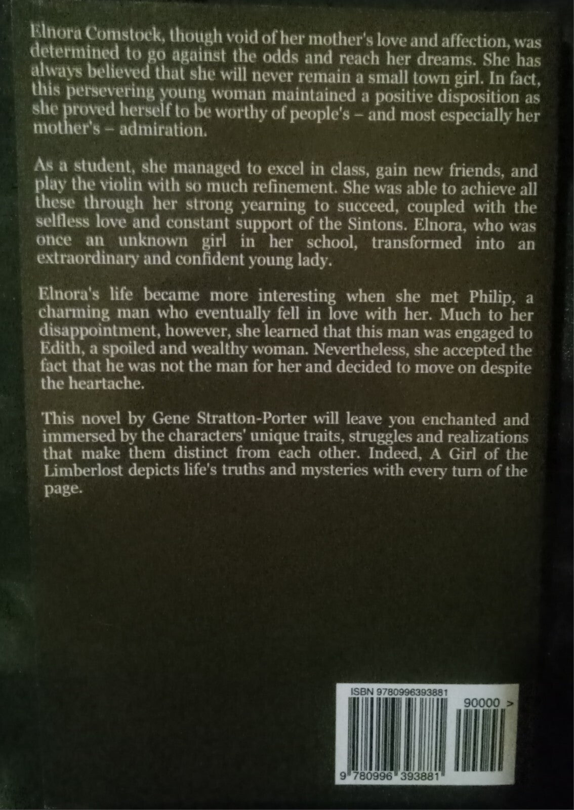 A Girl of the Limberlost by Gene Stratton‑Porter – PB Classic Fiction VG+